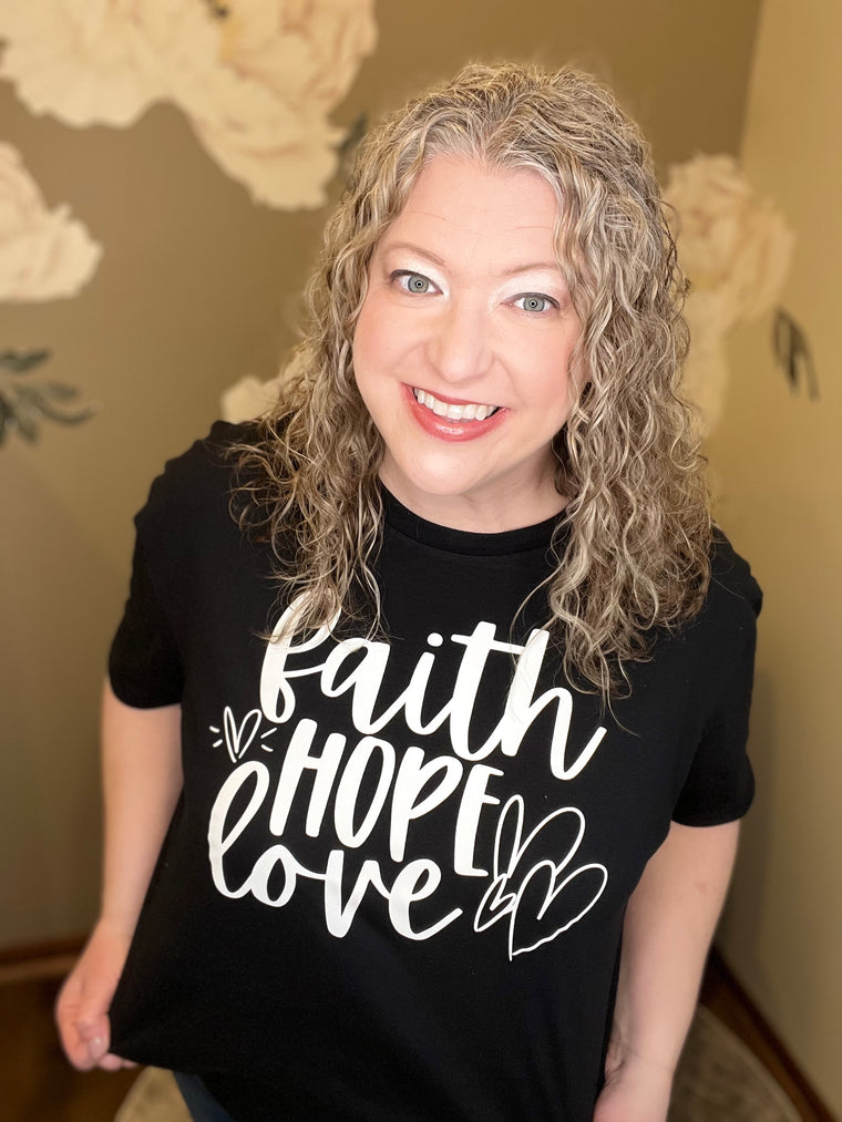 Faith Hope Love Graphic Tee