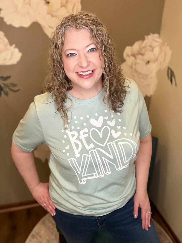 Be Kind Heart Graphic Tee